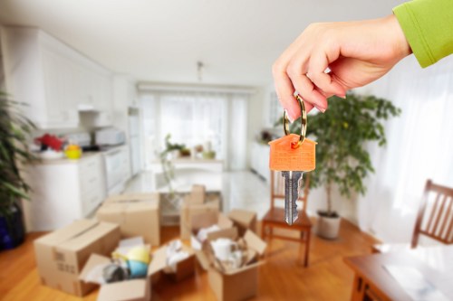 Careful wrapping and organisation of fragile household items during packing