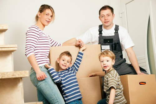 Movers navigating access and lift arrangements for a Knightsbridge residential property