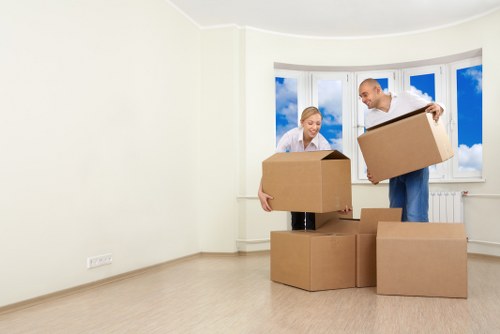 Careful loading for a student move from a Knightsbridge property
