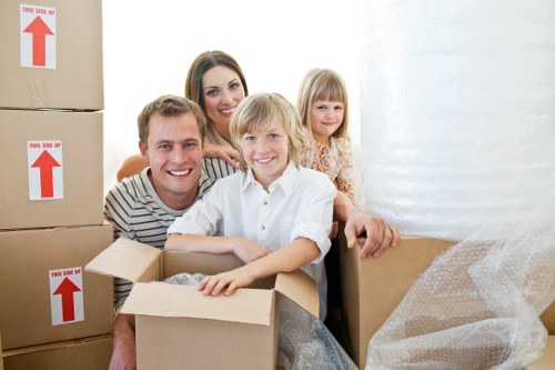 Knightsbridge removal company assisting with packing and transport