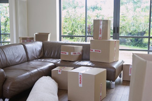 Preparing boxes and furniture for a man and van service in Knightsbridge